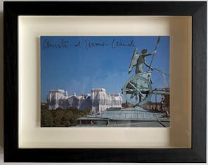 【Signed Card】Christo & Jeanne-Claude：Wrapped Reichstag, West Berlin, 1971-1995